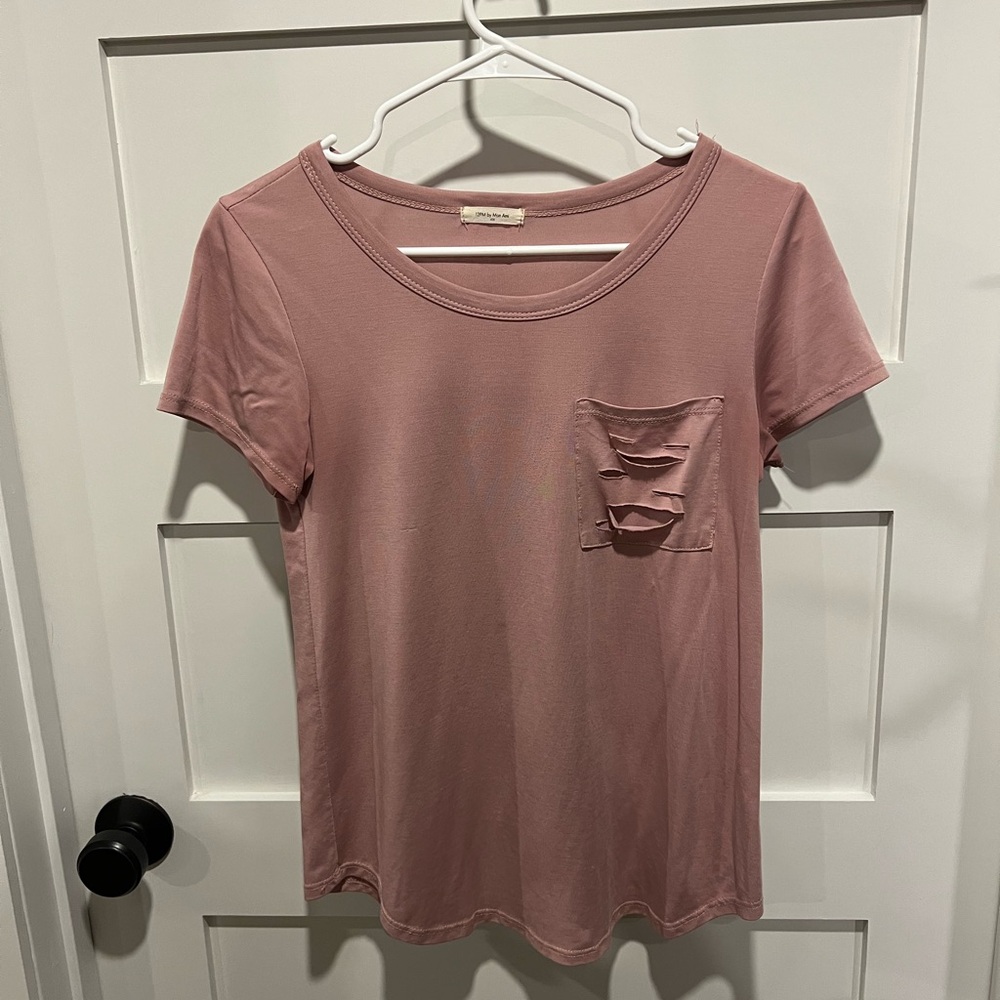 Pink Short Sleeve Top